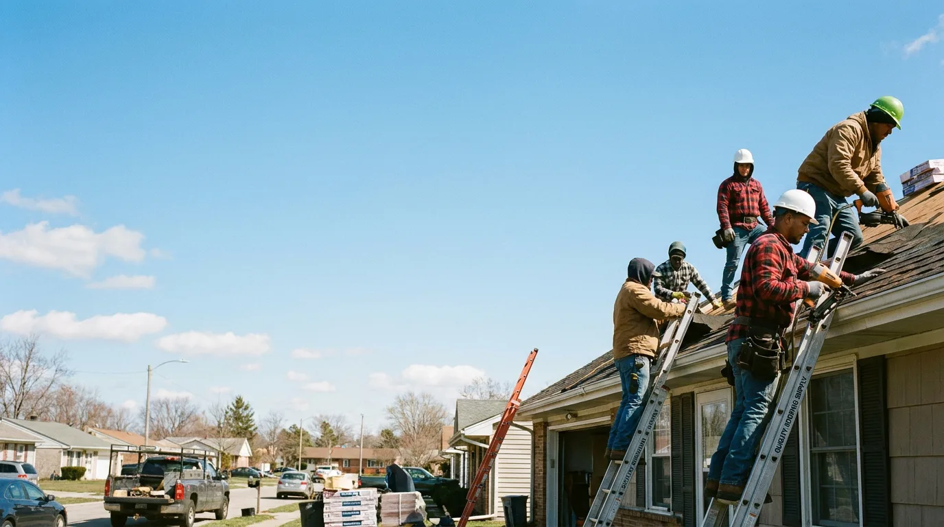 Roofing in Woodland, IL near me